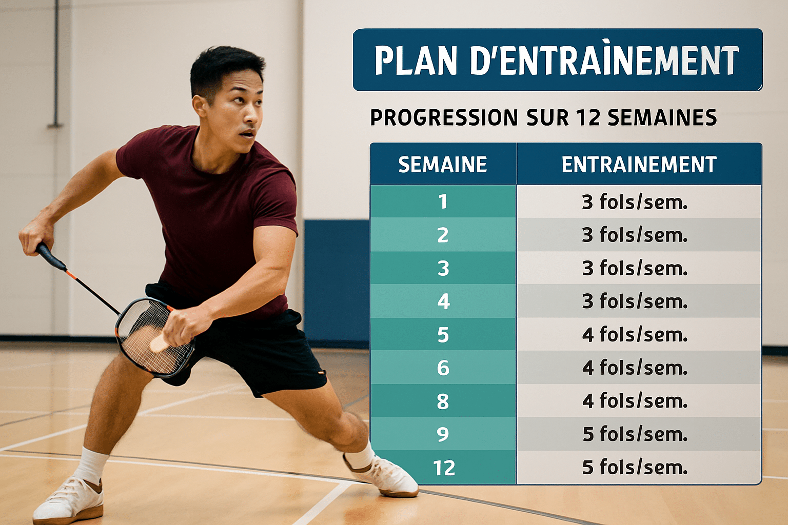 découvrez des techniques efficaces pour augmenter la puissance de votre smash au badminton et dominer vos adversaires sur le court.