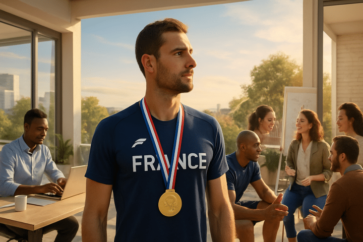 découvrez comment les athlètes français relèvent de nouveaux défis et s'engagent dans des parcours de reconversion après les jeux olympiques.
