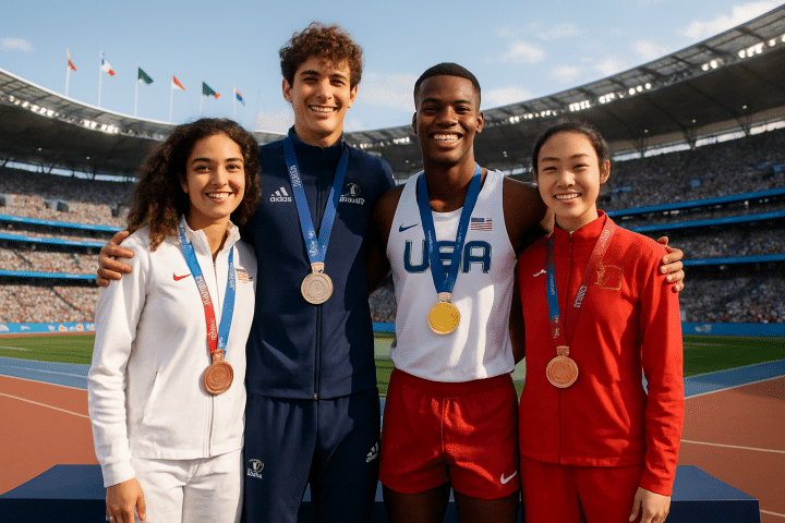 découvrez les plus jeunes médaillés des jo 2024 et comment la nouvelle génération d'athlètes promet de faire briller le sport mondial.