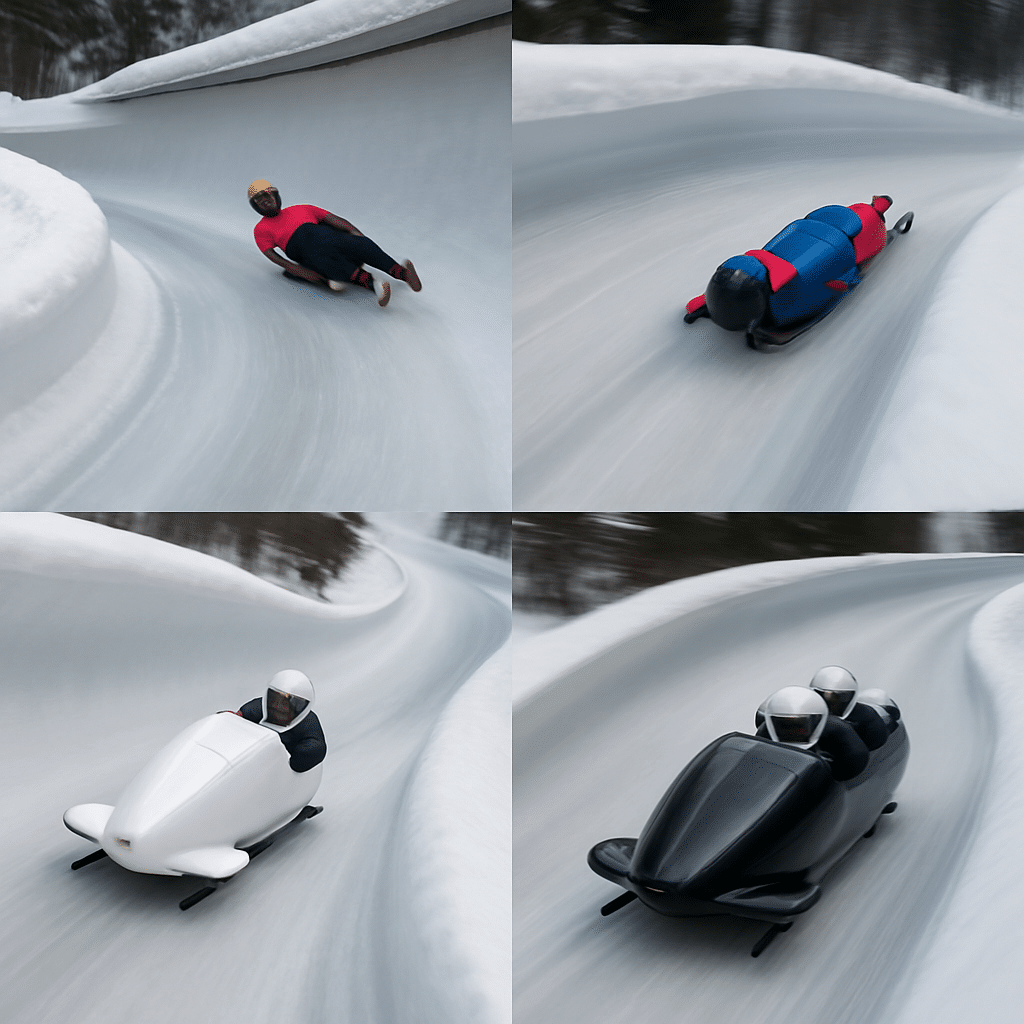 Luge, Skeleton, Bobsleigh : Quelles différences techniques ? découvrez les différences techniques entre la luge, le skeleton et le bobsleigh, trois sports de glisse passionnants aux techniques et équipements distincts.