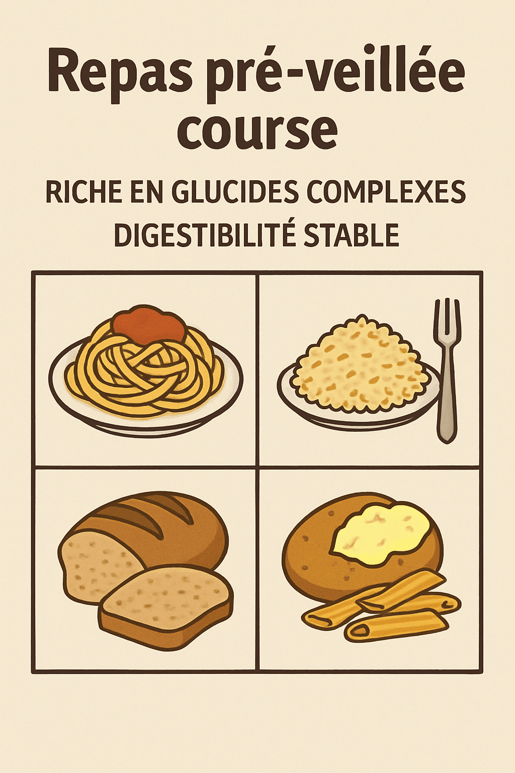 découvrez les conseils nutritionnels essentiels sur ce que les athlètes d'endurance consomment la veille d'une course pour optimiser leurs performances et leur énergie.