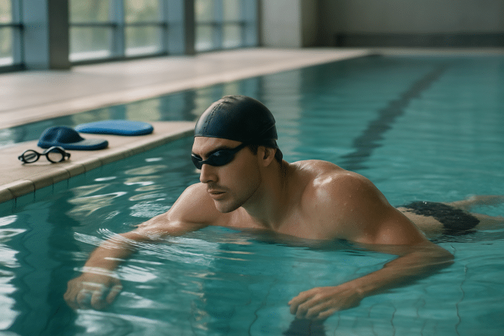 découvrez comment les nageurs olympiques utilisent la récupération active pour prévenir les courbatures et optimiser leur performance après l'effort.