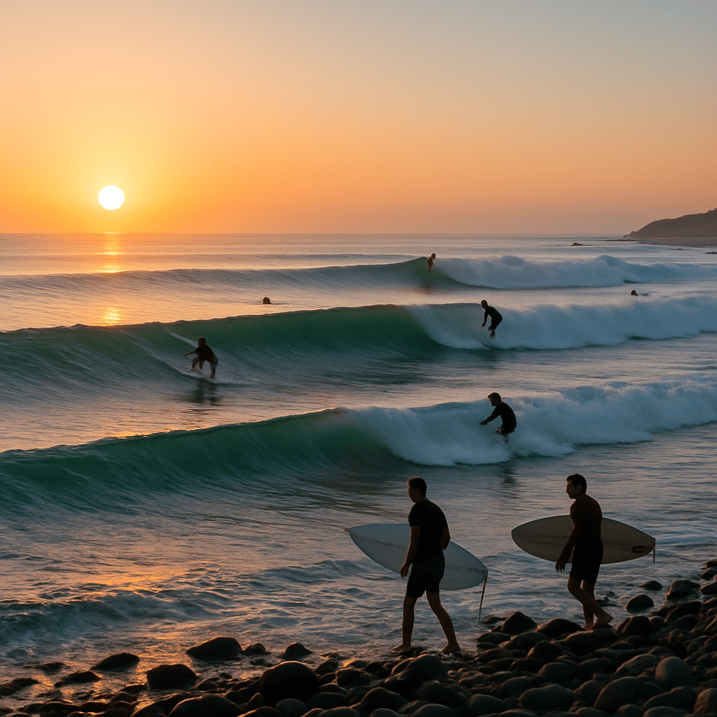 découvrez les spots mythiques de los angeles où se dérouleront les épreuves de surf aux jeux olympiques 2028, entre vagues légendaires et paysages impressionnants.